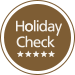 Logo Holidaycheck des Hotel Hirschen Montafon